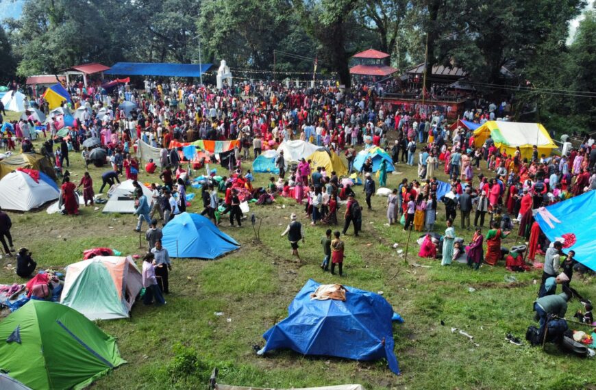 जनैपूणिमाको दिन बाजुराको नाटेश्वरी मन्दिरमा पुजा