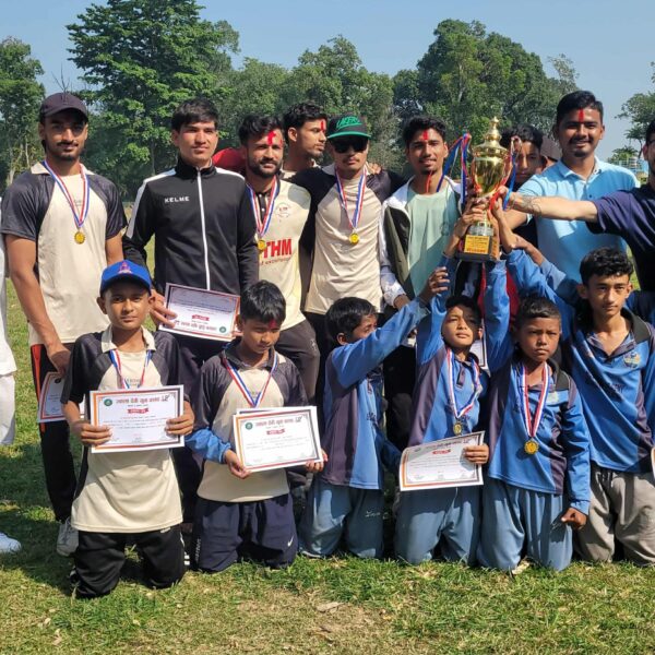 जेवाईसी कप लोटस आई प्रिमियर लिगको उपाधि सिवाईसी अत्तरिया क्रिकेट एकेडेमीलाई