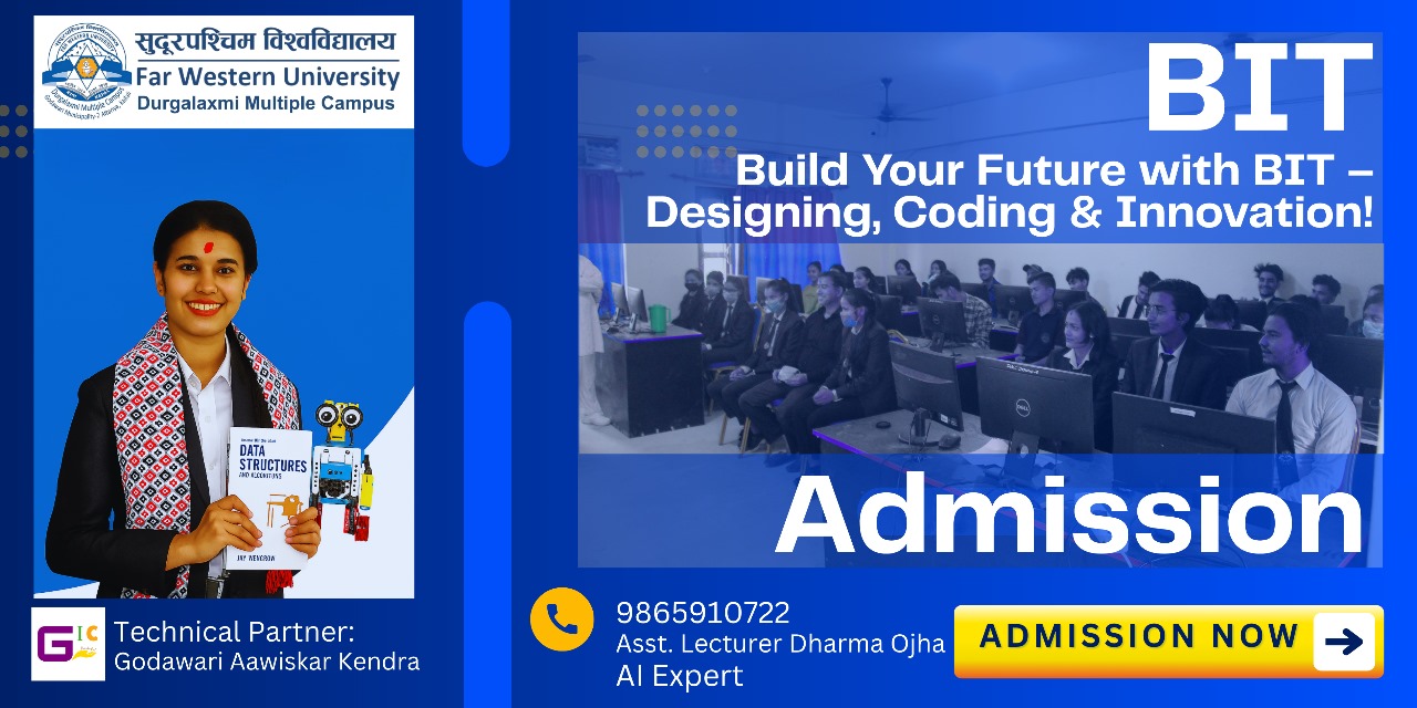 🌐 दुर्गालक्ष्मी बहुमुखी क्याम्पसको BIT कार्यक्रमप्रति बढ्दो फोकस