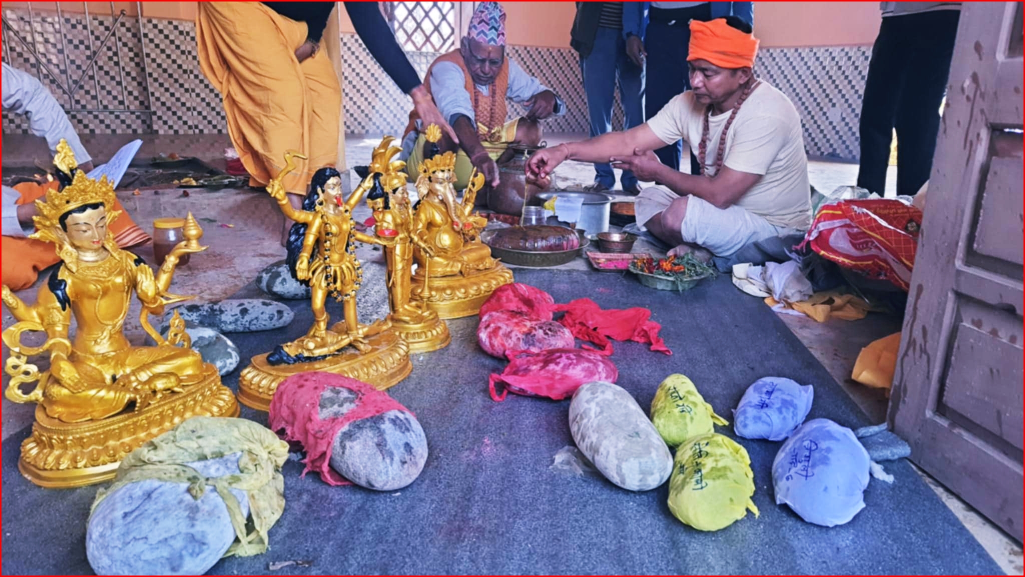 गोदावरी–४ बन्दगडाको मष्टाधाममा शिला स्थापना, दुधे मष्टामा सर्प देखिएपछि चमत्कारको चर्चा