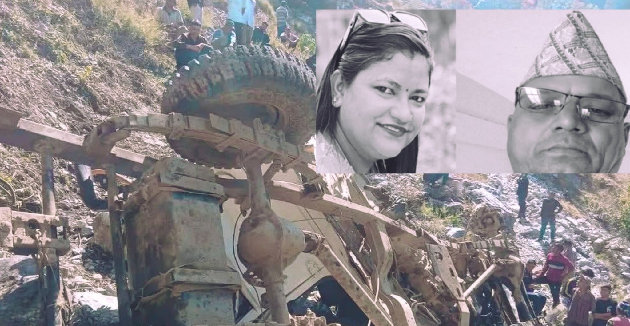 दार्चुलामा जीप दुर्घटना: दुई कर्मचारीको ज्यान गयो