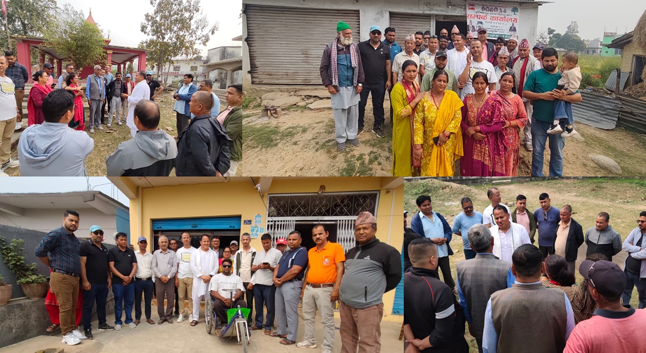 राजनितिमा पराजयपछि पनि जनताबीच ‘आनन्द’ – गाउँगाउँ पुगेर मतदातालाई धन्यवाद दिदै