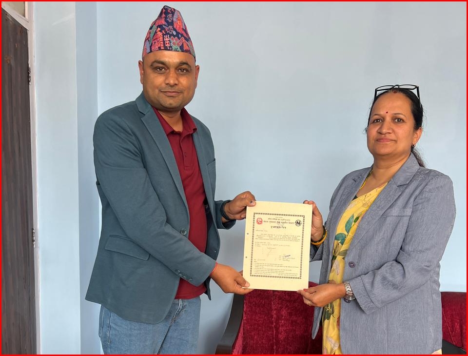 सर्वोत्तम पेन्ट्स इन्डस्ट्रिज लिमिटेडले प्राप्त गर्यो राष्ट्रिय गुणस्तर प्रमाणपत्र