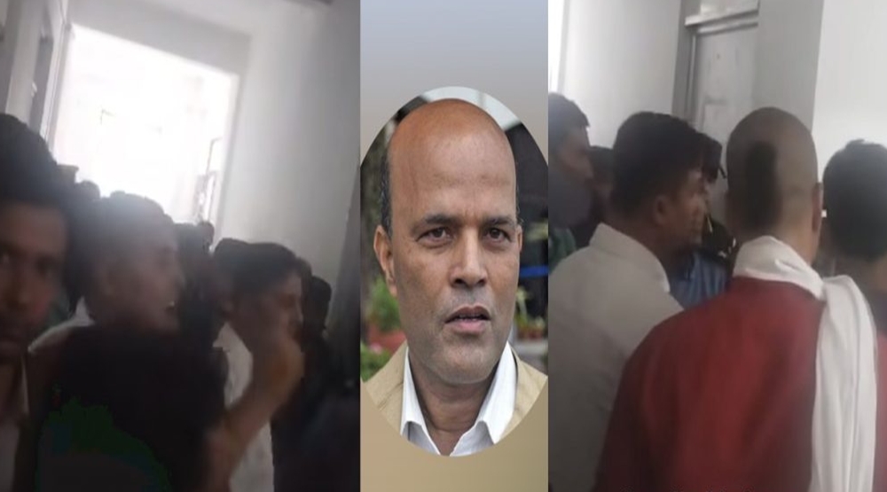 जलेश्वरमा रास्वपा सांसद सिंहविरुद्ध आफ्नै कार्यकर्ताको नाराबाजी