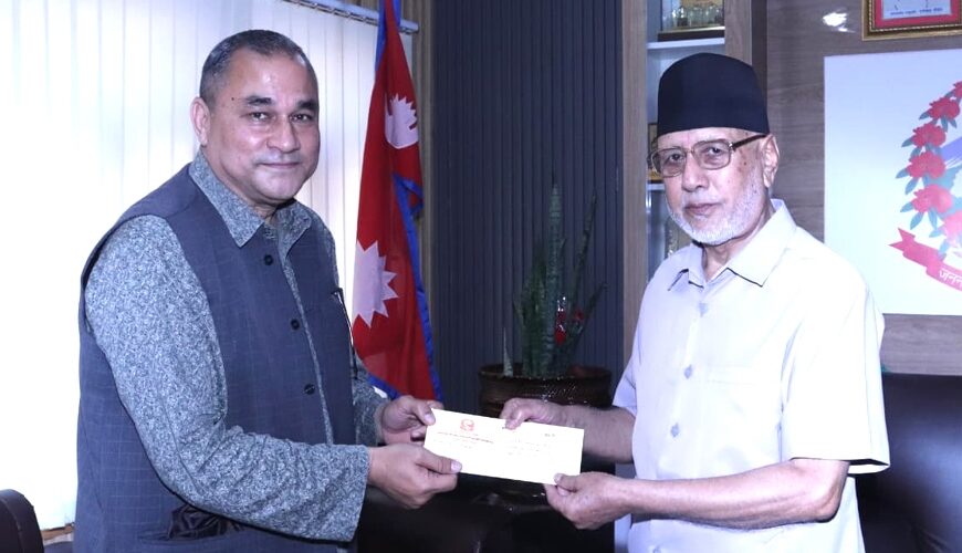 प्रदेश प्रमुखसँग मुख्यमन्त्री शाहको शिष्टाचार भेट, अधिवेशन आह्वानबारे छलफल