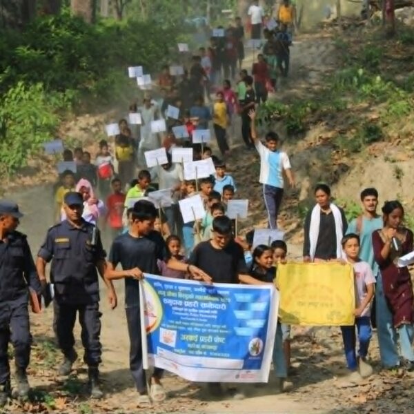 कृष्णपुरमा लागुऔषध दुर्व्यसनी, आत्महत्या, बालविवाह तथा बालश्रम विरुद्ध सचेतनामूलक र्‍याली