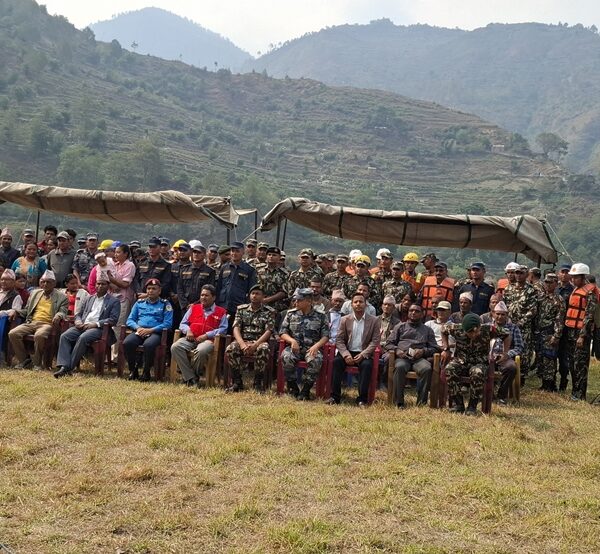 बझाङमा विपद् व्यवस्थापनको डेमो प्रदर्शन ः “सचेतना, सहकार्य र साहसले मात्र जोगिन्छ जीवन”