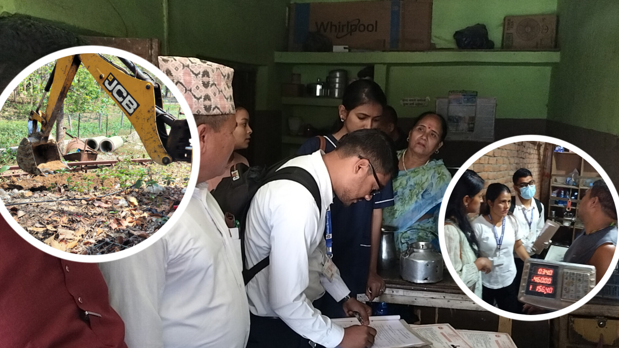 अत्तरिया बजारका मासु पसलमा बेथिति : फोहोर व्यवस्थापन देखि अखाद्य मासुसम्म फेला, करिब २० किलो मासु बरामद पश्चात नष्ट