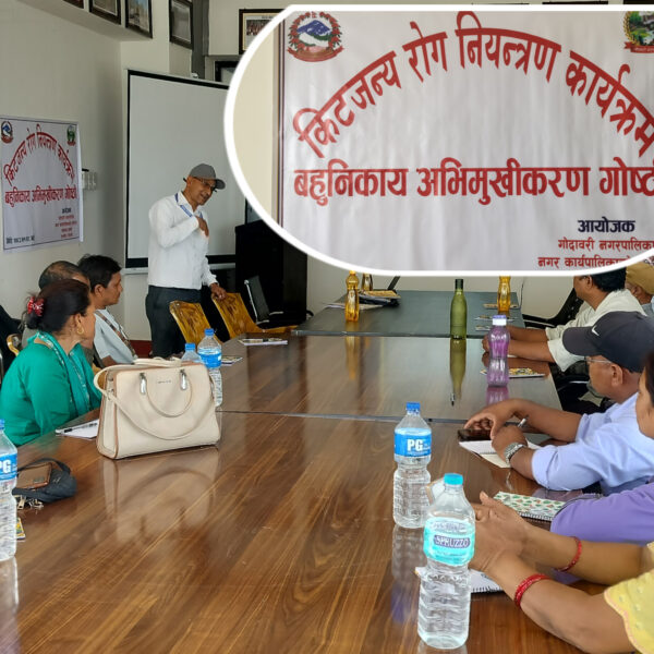 कैलालीको गोदावरीमा डेंगु विरुद्ध युद्धस्तरमा अभियान: किटजन्य रोग नियन्त्रण गोष्ठी सम्पन्न