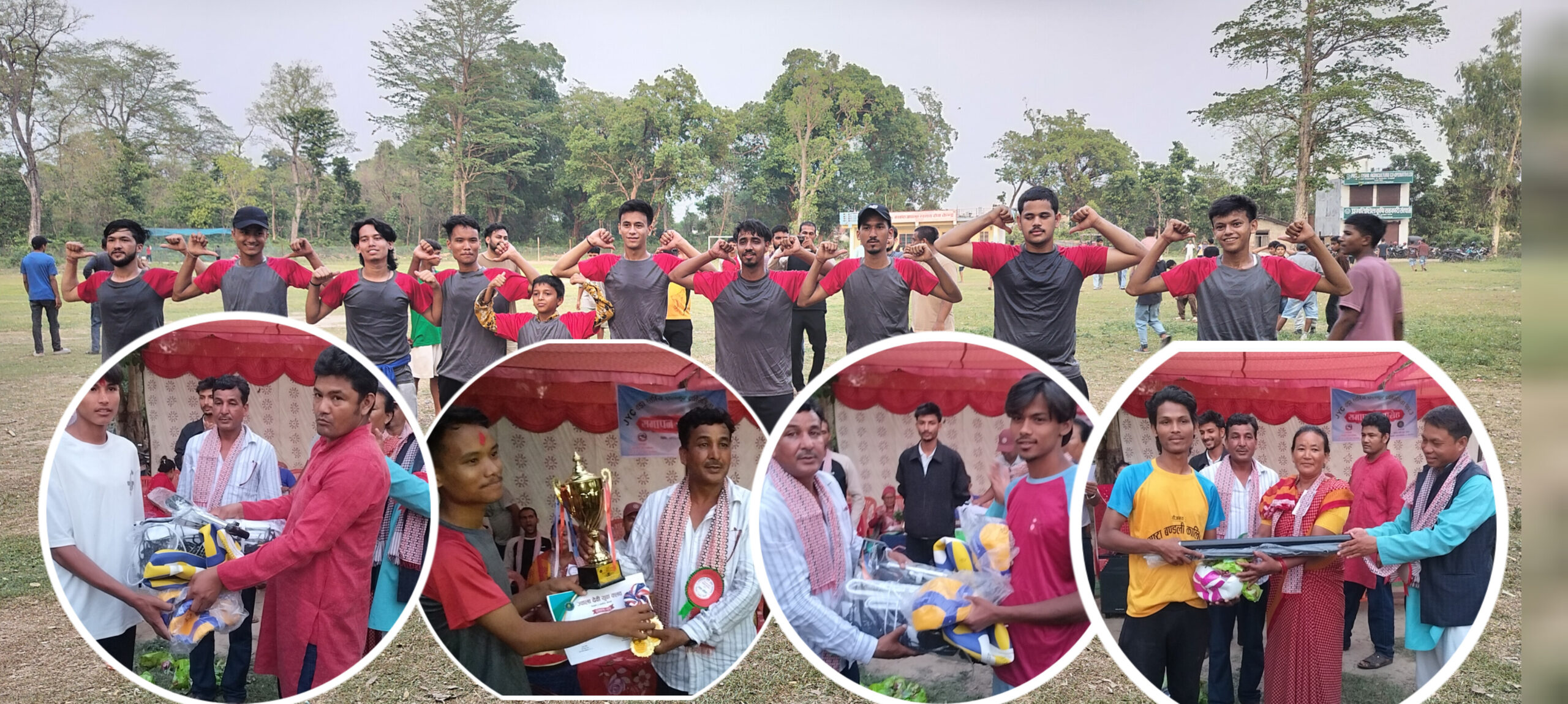 गोदावरी–४ मा जेवाईसी वडास्तरीय खेलकुद प्रतियोगिता सम्पन्न: बसन्तपुर र चट्टान युवा क्लब बने विजेता