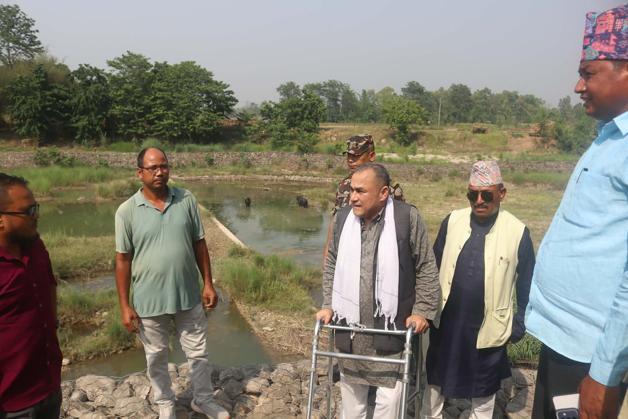 १९ वर्षदेखि अलपत्र टेढी–गुर्गी बाँध निरीक्षणमा मुख्यमन्त्री शाह : “अब किसानले सिँचाइ&hellip;