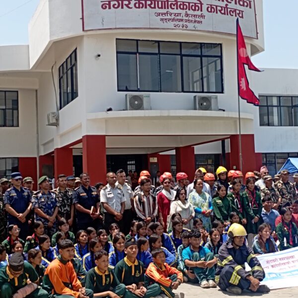 गोदावरीमा बहु–प्रकोप कृत्रिम अभ्यास : विपद् प्रतिकार्यमा सुरक्षा, उद्धार र सचेतनाको सन्देश