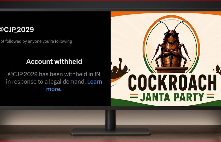 भारतमा ‘कक्रोच जनता पार्टी’को एक्स अकाउन्ट बन्द, लोकप्रियता भने झन् बढ्दो
