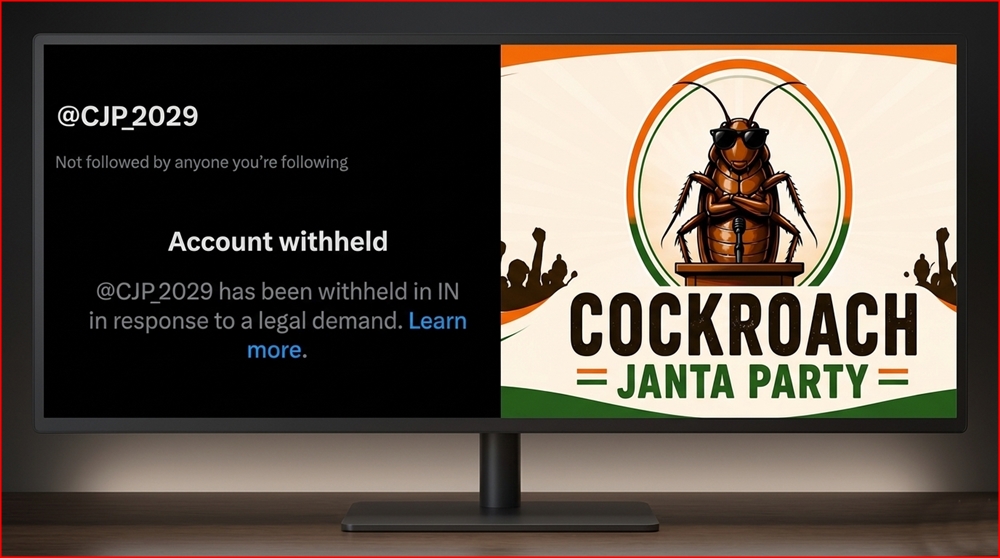 भारतमा ‘कक्रोच जनता पार्टी’को एक्स अकाउन्ट बन्द, लोकप्रियता भने झन् बढ्दो
