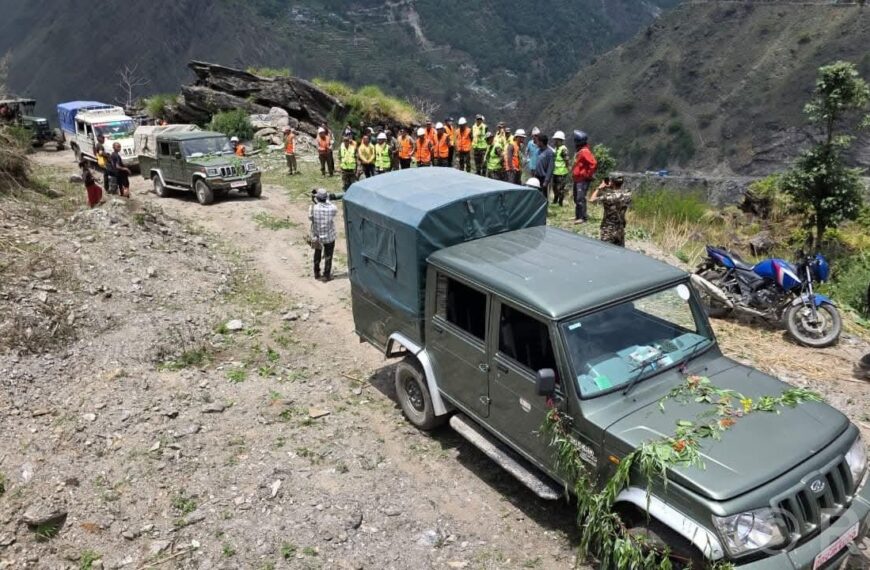 दार्चुलाको दुम्लिङमा पहिलोपटक सवारी, व्यास क्षेत्रमा विकासको नयाँ ढोका