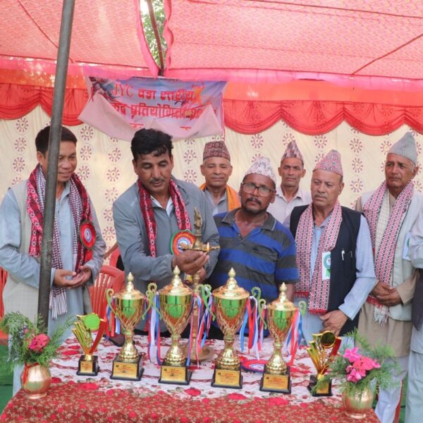 गोदावरी–४ मा वडास्तरीय खेलकुद प्रतियोगिता सुरु, बिवाईसीको विजयी सुरुवात