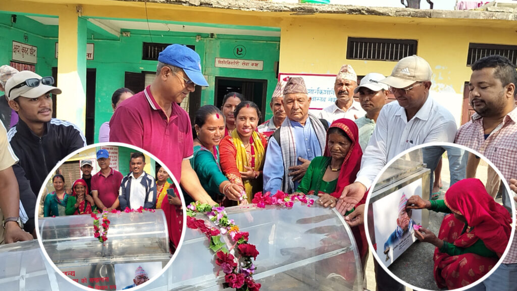 बुवाको सम्झनामा गोदावरी आधारभूत स्वास्थ्य सेवा केन्द्रलाई&hellip;