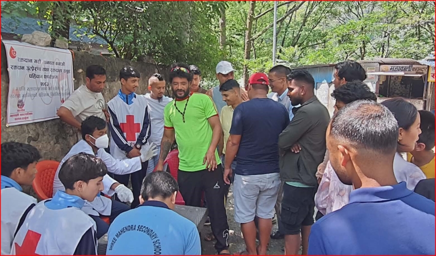 दार्चुलामा रक्तदान अभियान तीव्र: ३३३ जनाको समूह तयार, सेवा विस्तारमा चुनौती
