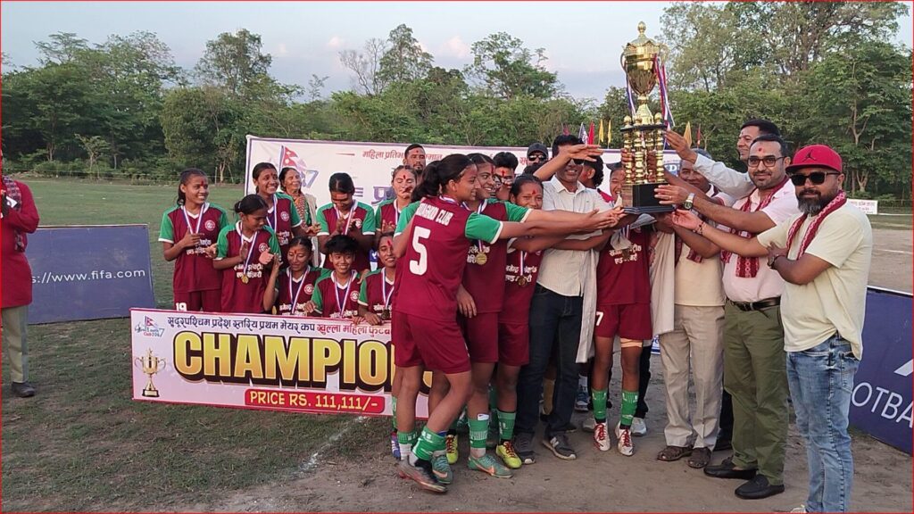 पेनाल्टीमा सैपाललाई हराउँदै घोडाघोडी पहिलो मेयर कप…