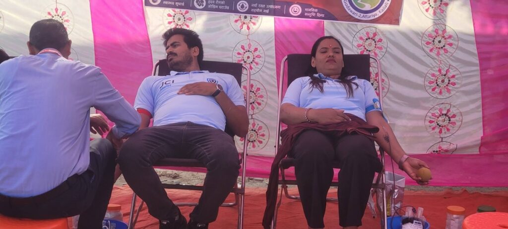अत्तरिया जेसीजद्वारा रक्तदान कार्यक्रमको आयोजना