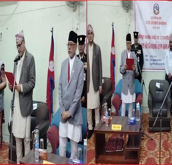 सुदूरपश्चिममा कांग्रेसका नयाँ मन्त्रीहरूको सपथ, एमालेमा मन्त्री हेरफेर विवादले थप तनाव