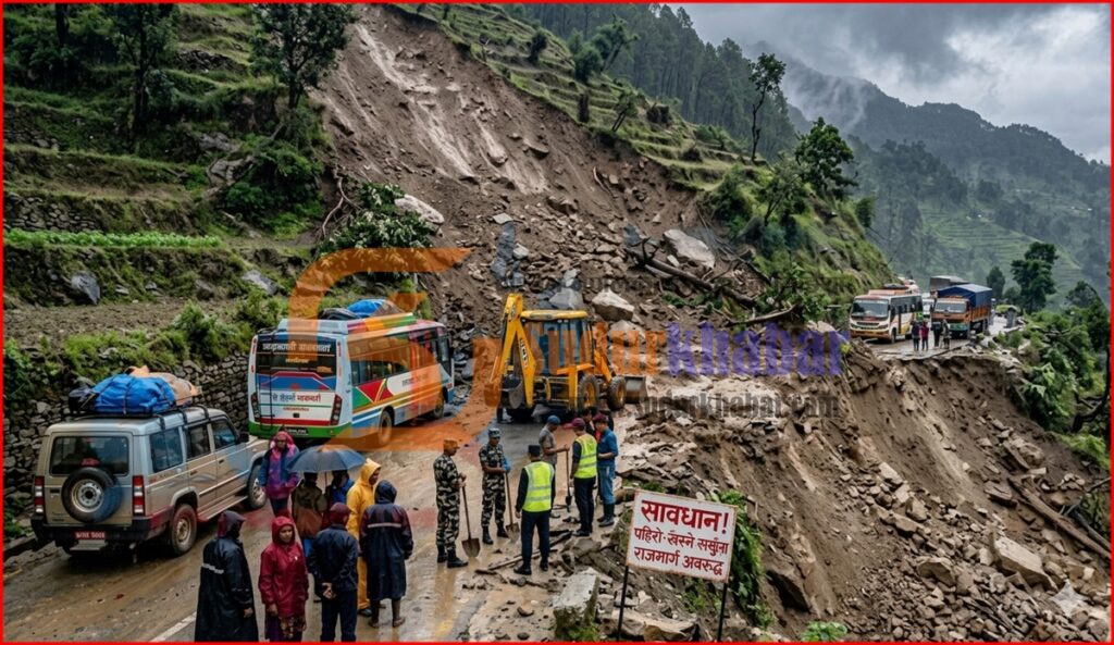 दार्चुला र बैतडीमा पहिरोले सडक अवरुद्ध, यातायात&hellip;