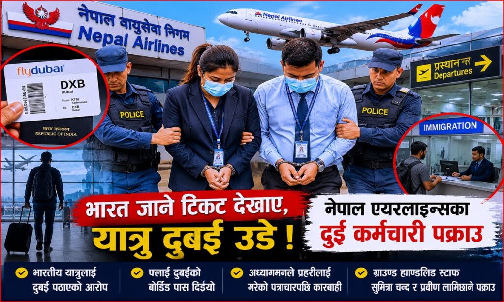भारत जाने यात्रु दुबई उडाइयो, नेपाल एयरलाइन्सका…
