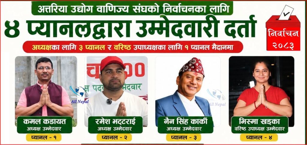 अत्तरिया उद्योग वाणिज्य संघको निर्वाचनका लागि ४…