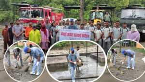 नगर प्रमुख बिरेन्द्र भट्ट आफैं झाडु लिएर मैदानमा, गोदावरी आर्यघाटमा सम्पन्न भयो बृहत् सरसफाइ अभियान