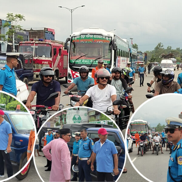 अत्तरियामा सडक दुर्घटना न्यूनीकरणका लागि भव्य ट्राफिक डेमो, सचेतनामा जोड