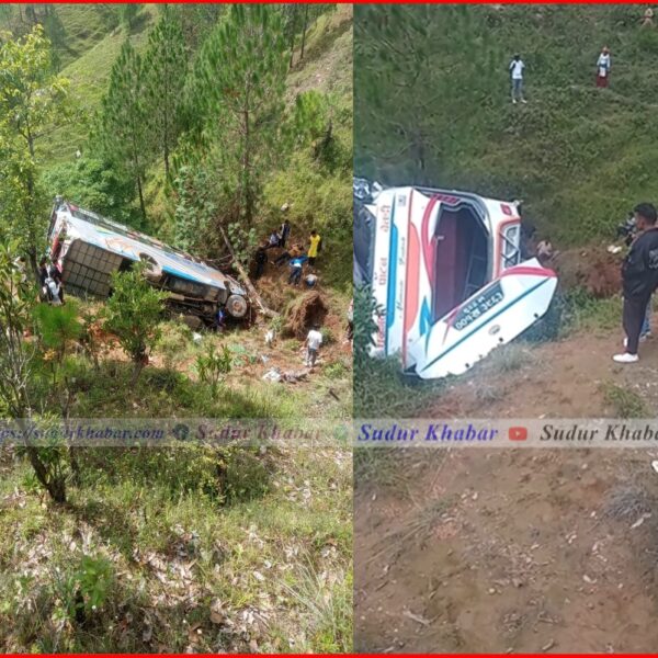 बैतडीमा यात्रुवाहक बस दुर्घटना, १७ जना…