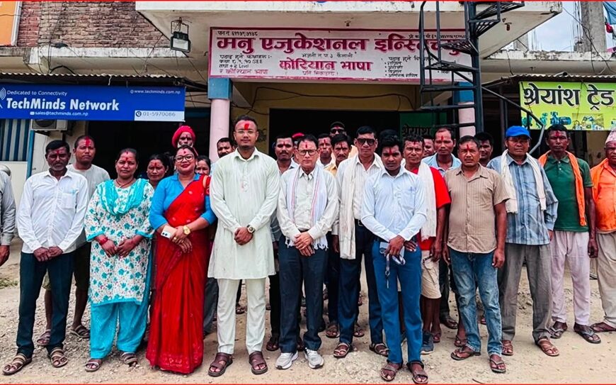भजनीका मेयर–उपमेयरसहित जनप्रतिनिधि नाउपा नेपालमा प्रबेश गरे