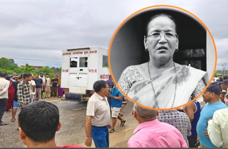 कैलालीमा ट्रकको ठक्करबाट एमाले नेतृ सापकोटाको मृत्यु