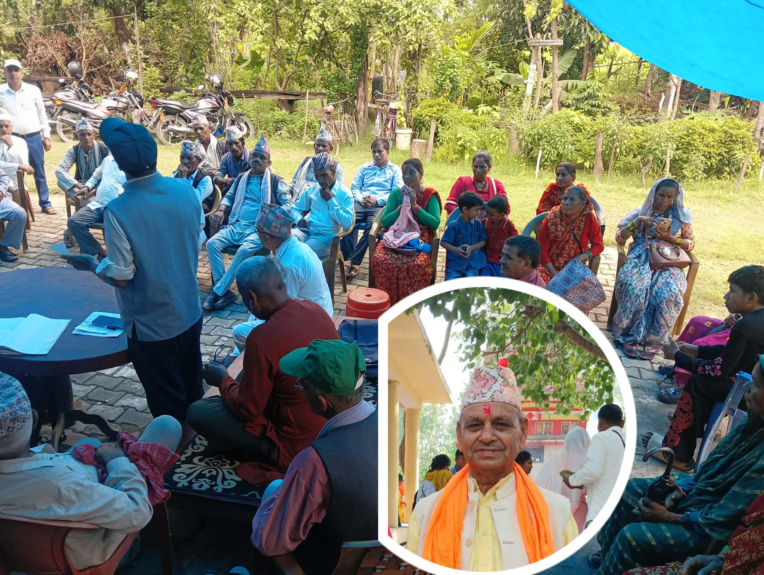 बढैपुरमा गौरा मन्दिर निर्माणका लागि भोजराज जोशीको अध्यक्षतामा समिति गठन