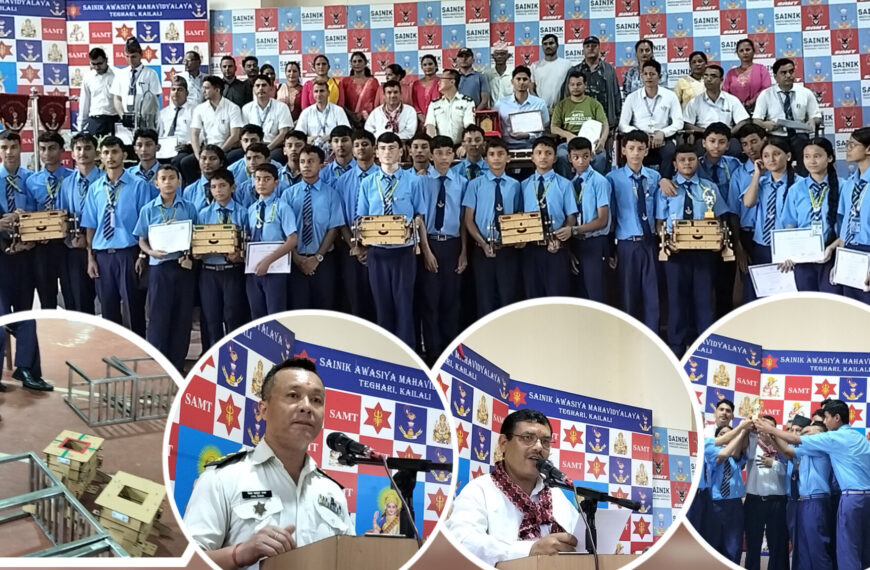 सैनिक आवासीय महाविद्यालय, तेघरीमा ‘छुकछुके रोबोट’ कार्यशाला सम्पन्न, विद्यार्थीले बनाए&hellip;