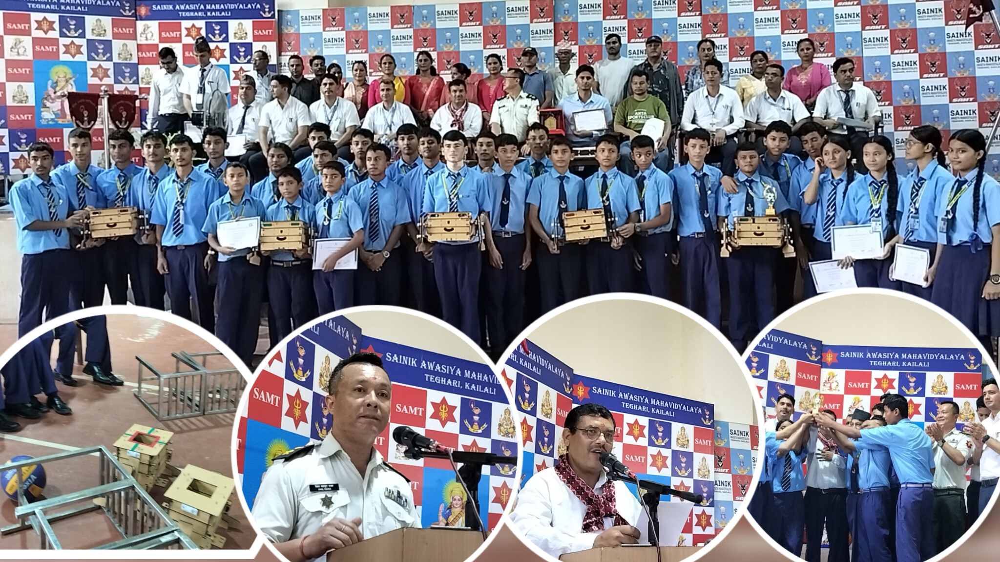 सैनिक आवासीय महाविद्यालय, तेघरीमा ‘छुकछुके रोबोट’ कार्यशाला सम्पन्न, विद्यार्थीले बनाए फुटबल खेल्ने रोबोट