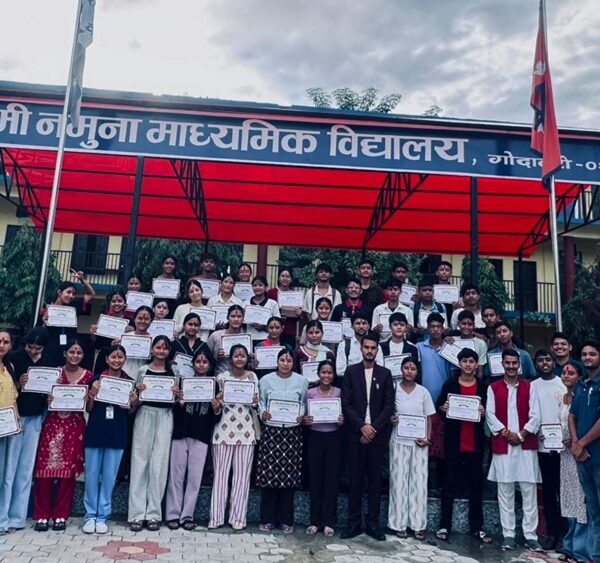 दुर्गा लक्ष्मी नमुना माविमा तीनदिने उद्घोषण तालिम सम्पन्न