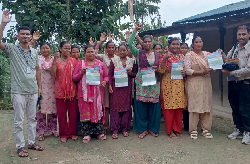 जोशीपुरमा बिपद जोखिम न्यूनीकरण बैठक तथा अभिमुखीकरण सम्पन्न
