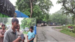 क्षमता भन्दा बढी भार बोकेका ट्रकमाथि ट्राफिकको कडाइ, फरक मापदण्डले व्यवसायी अन्योलमा