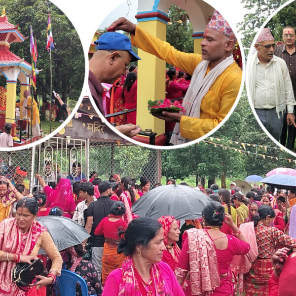 चौकीडाँडामा गौरा पर्वको रौनक, नगर प्रमुख भट्टले भने– ‘संस्कृति जोगाउनु हाम्रो साझा दायित्व’