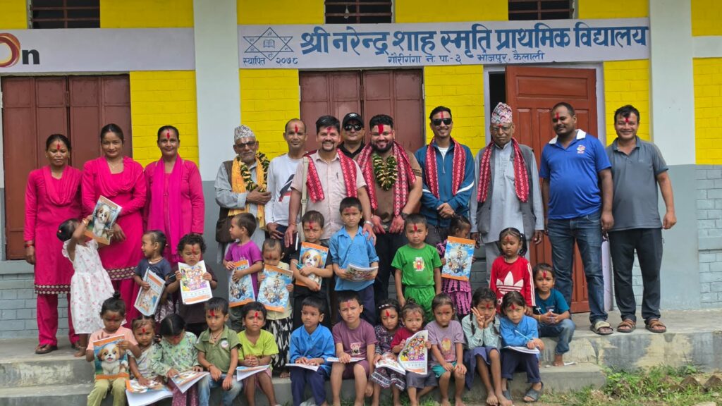 जन्मदिनमा फाउन्डेसन सचिव चक्रजित रावल द्वारा ३५…