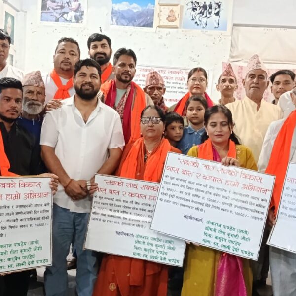 जन्मदिनमा लोकराज पाण्डेय ‘आगो’को सामाजिक पहल, चार संस्थालाई ४८ हजार सहयोग