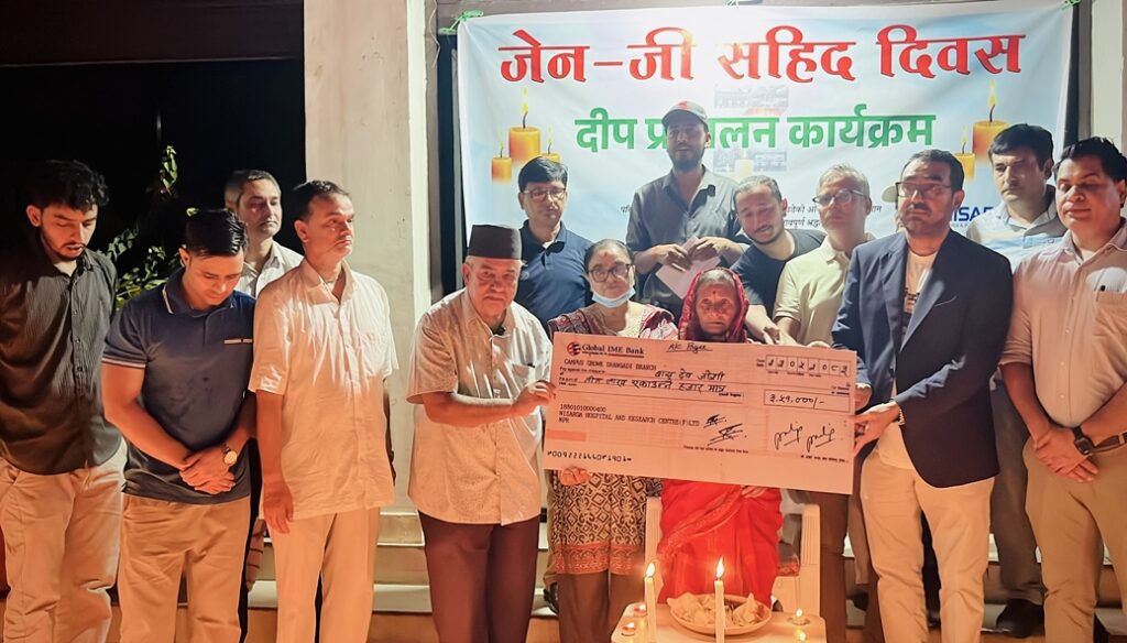 निसर्ग हस्पिटलमा जेनजी शहीदको सम्झनामा दीप प्रज्वलन,…