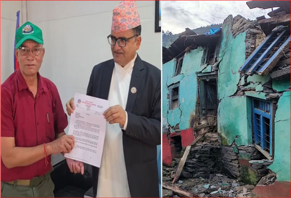 दार्चुलाको मडगाउँमा जमिन धसिँदा २५ परिवार विस्थापित,…