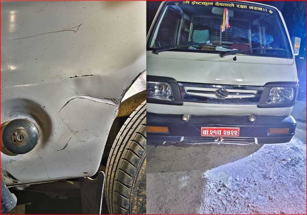 गोदावरीको चौकीडाँडामा भ्यानले मोटरसाइकललाई ठक्कर दिँदा तीन&hellip;