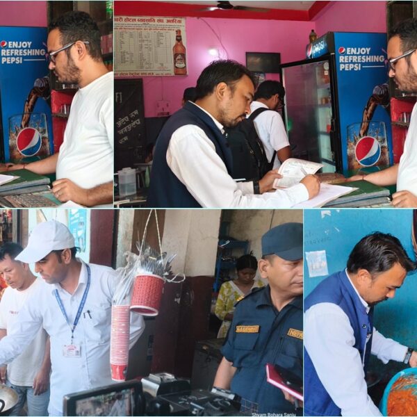 अत्तरियाको बजार अनुगमनमा अखाद्य मासुदेखि म्याद नाघेका मसालासम्म बरामद, व्यवसायीलाई दिए सुझाव