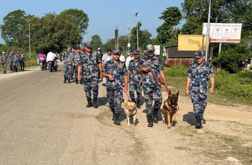 गड्डाचौकी नाकामा तालिमप्राप्त दुई कुकुर परिचालन, लागुऔषध र विस्फोटक पदार्थको निगरानी गरिने