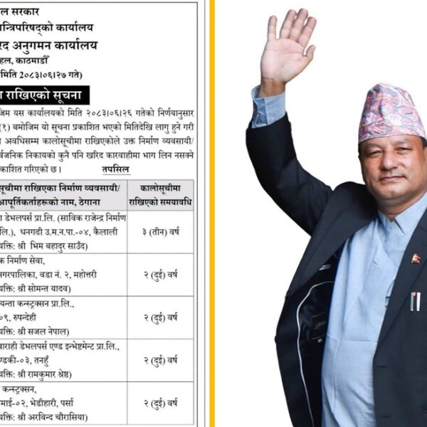 कांग्रेस डडेल्धुराका सभापति भीमबहादुर साउँदको निर्माण&hellip;