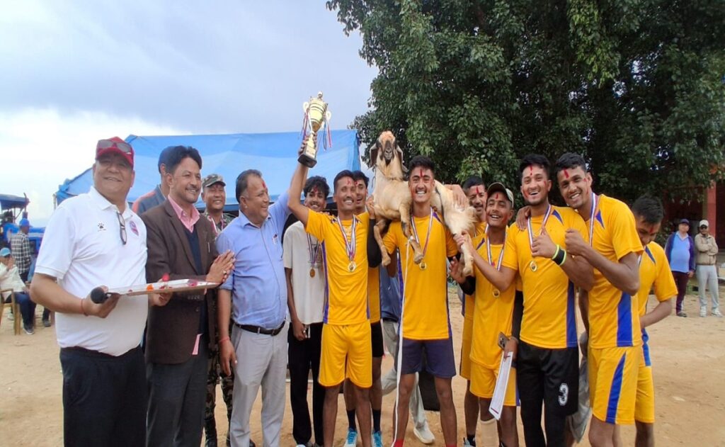 “बडादशैं खसी कप भलिबल प्रतियोगिताको उपाधि मनकामना…