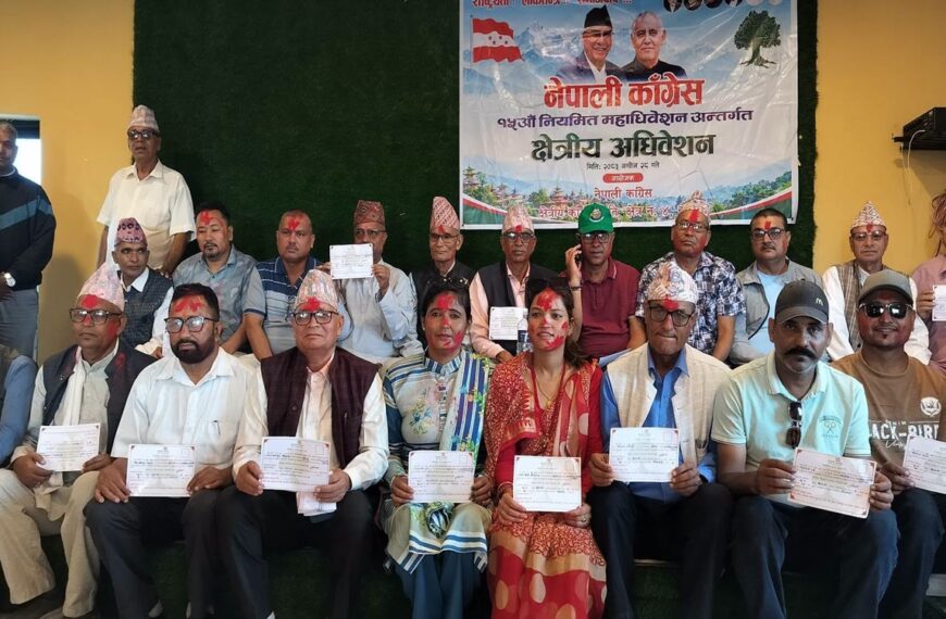 नेपाली कांग्रेस कैलाली–४ को अधिवेशन विवादित होइन, सर्वसम्मत हो : सभापति चोखाल